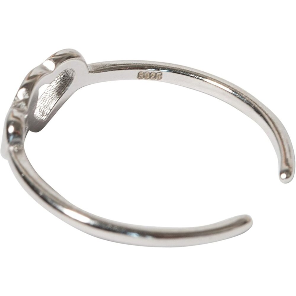 925 Sterling Solid Silver Adjustable Mixed Design… - image 2